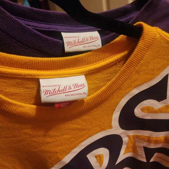 Mitchell & Ness Lakers Kids T-Shirt Duo - Gold and Purple - Picture 6 of 6